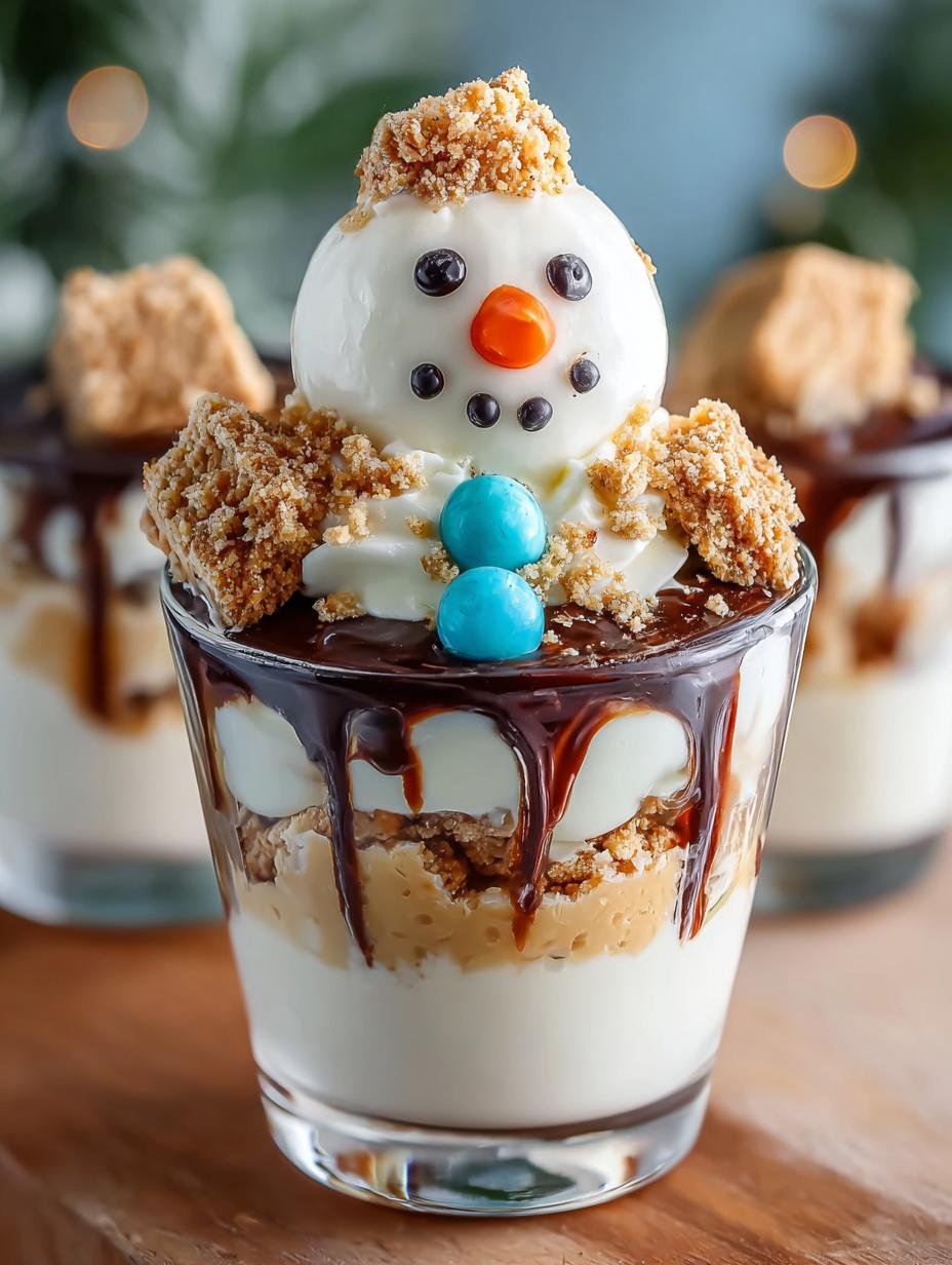 Snowman Dirt Cups