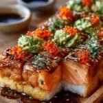 Spicy Salmon Sushi Bake