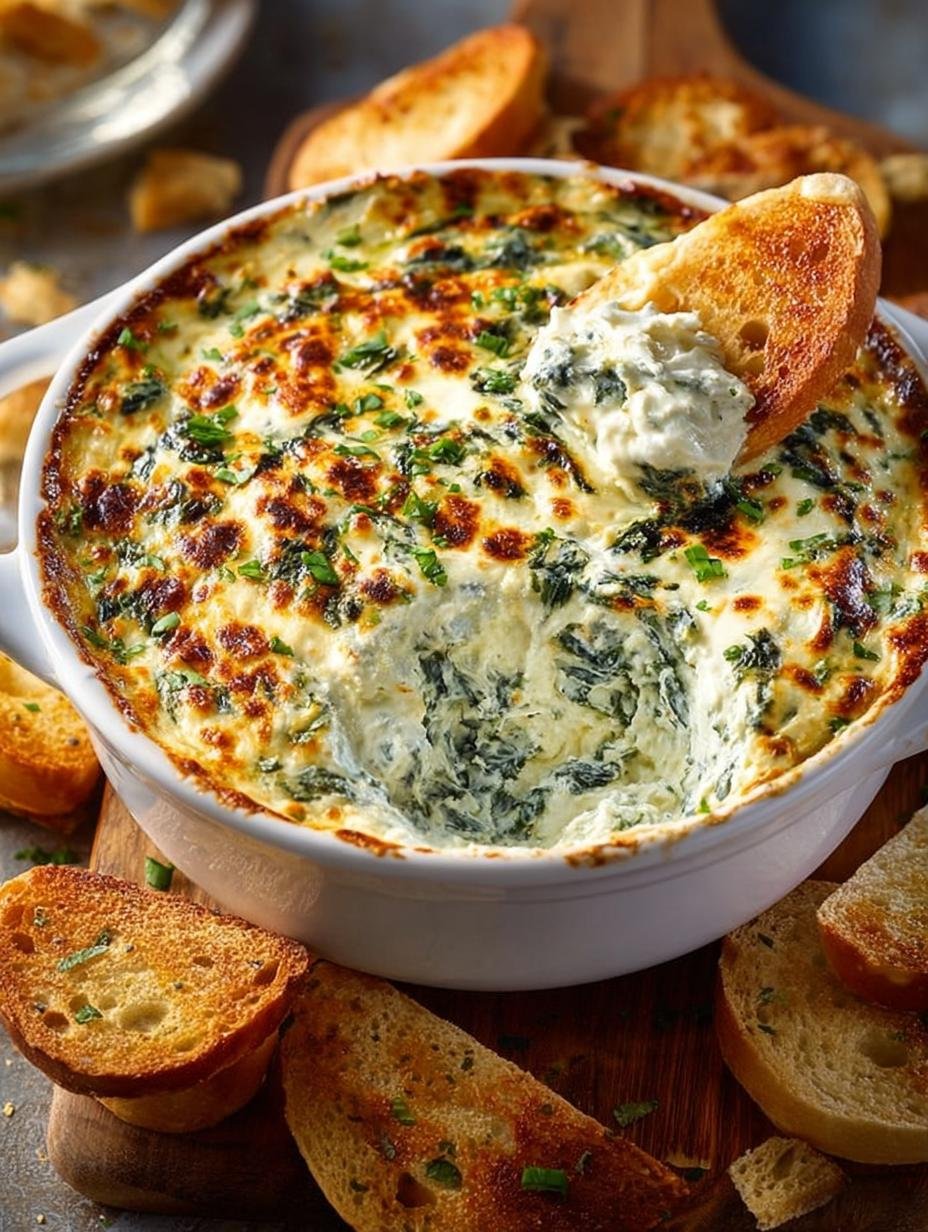 Creamy Spinach Artichoke Dip: 8 Irresistible Reasons to Indulge - Spinach Artichoke Dip - main visual representation