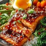 Sriracha Honey Salmon Bowls