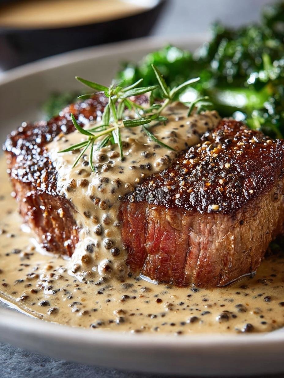 Steak with Creamy Peppercorn: 5 Delicious Steps - Steak with Creamy Peppercorn - additional detail