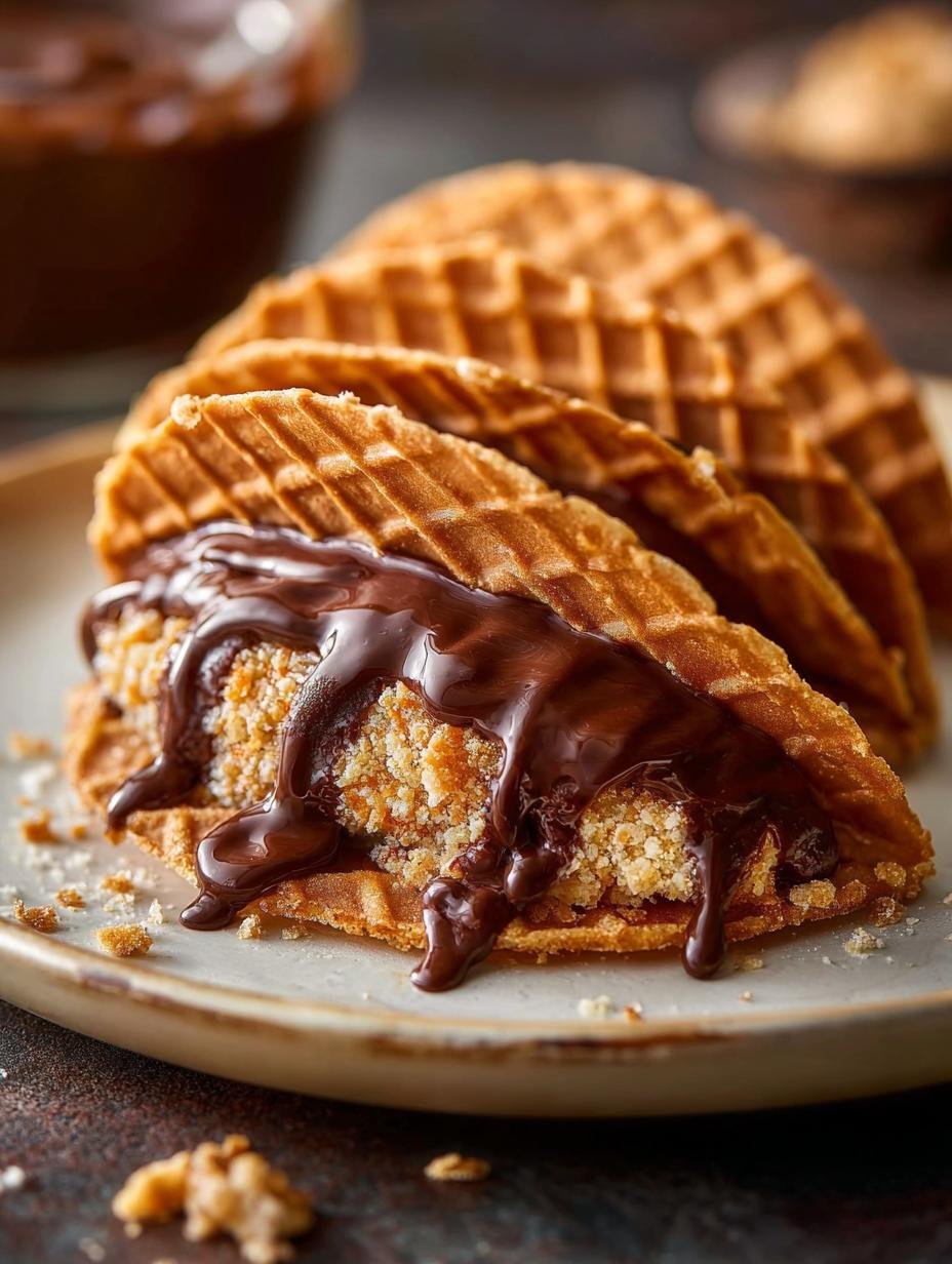 Stroopwafel Choco Tacos: 6 Irresistible Frozen Treats - Stroopwafel Choco Tacos - main visual representation