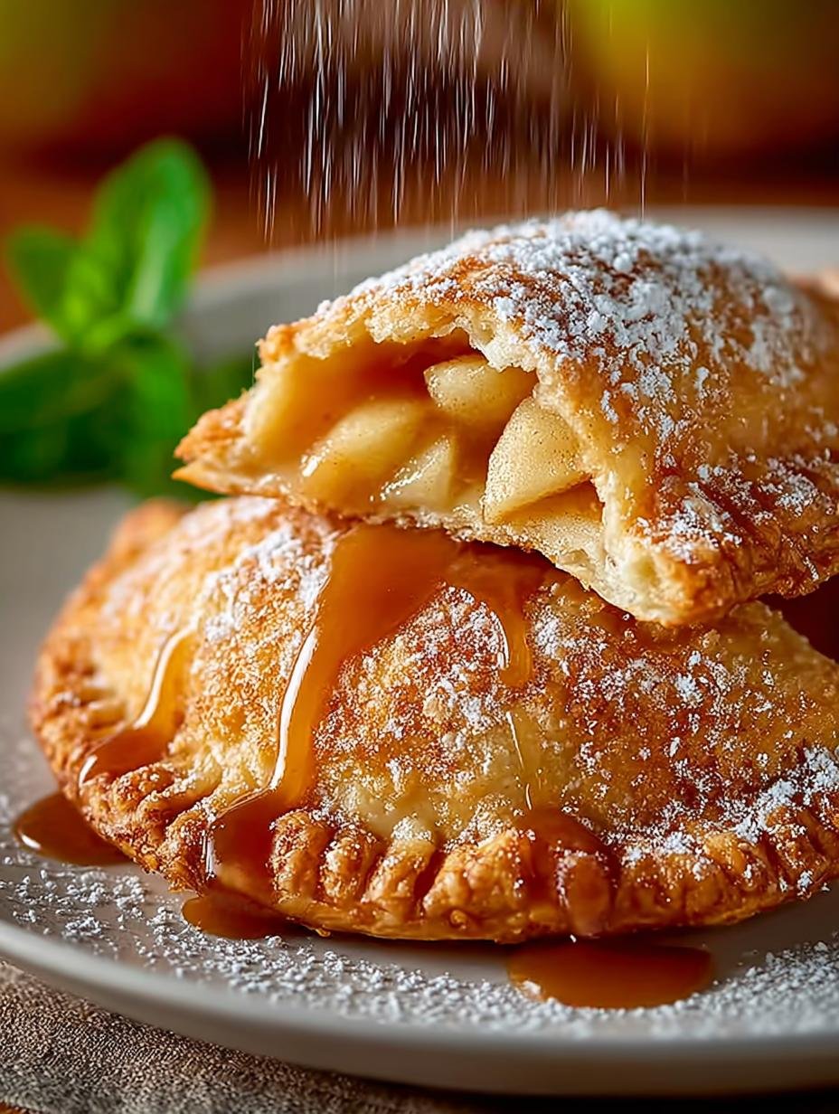 Sweet Caramel Apple Empanadas