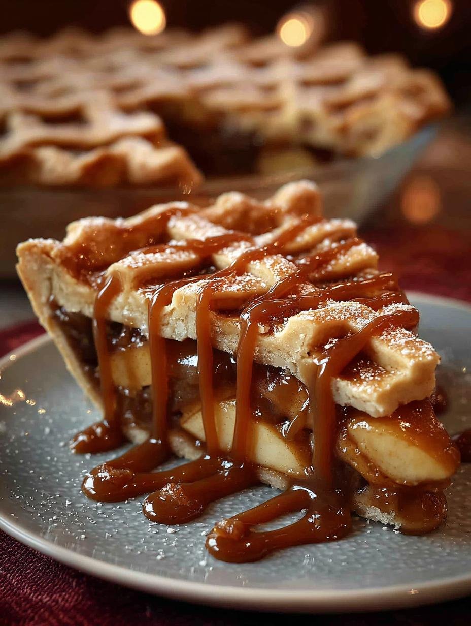 Twix Caramel Apple Pie