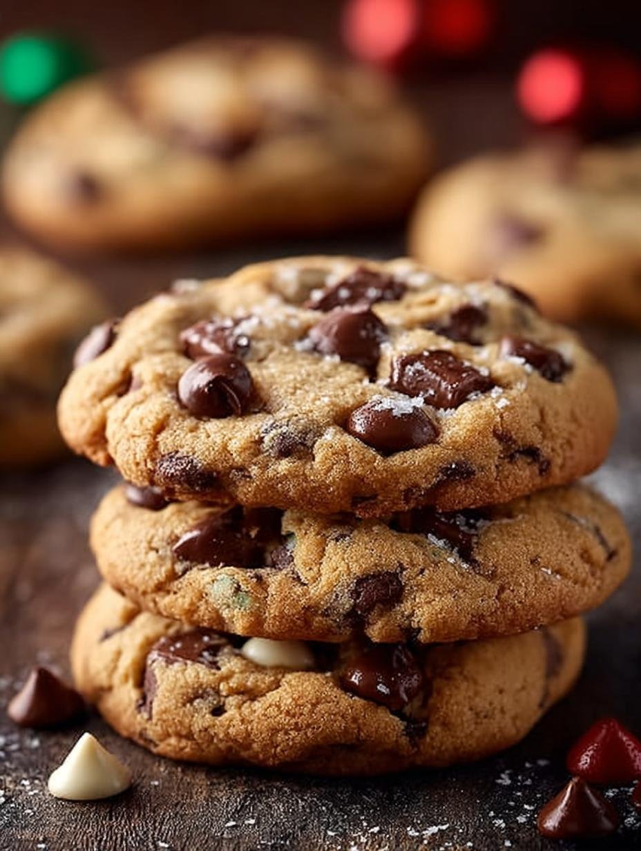 Winter Chocolate Chip Cookies