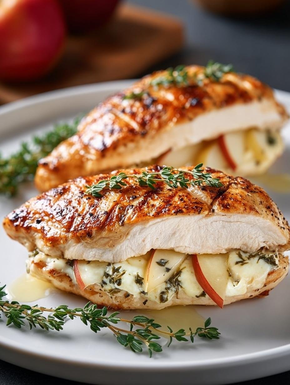 Apple Brie Stuffed Chicken: 7 Delicious Ways to Enjoy - Apple Brie Stuffed Chicken - main visual representation