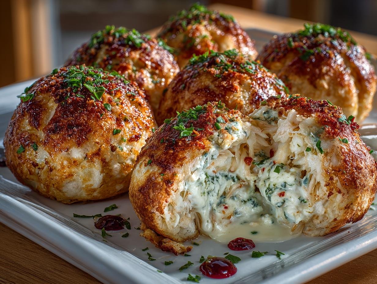 Baked Crab Bombs: 10 Irresistible Party Snacks - Baked Crab Bombs - main visual representation