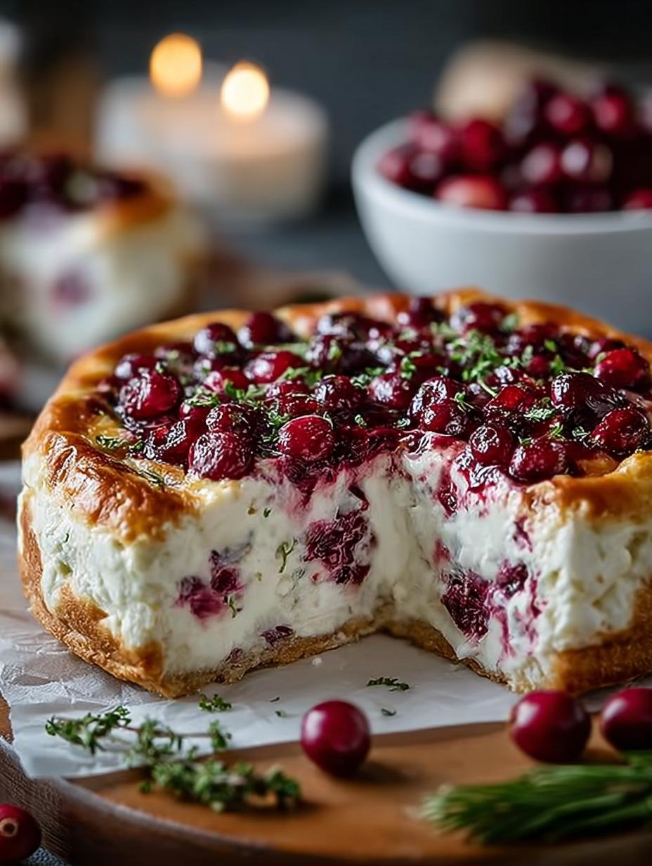 Baked Cranberry Cream Cheese: 5 Irresistible Holiday Recipes - Baked Cranberry Cream Cheese - additional detail