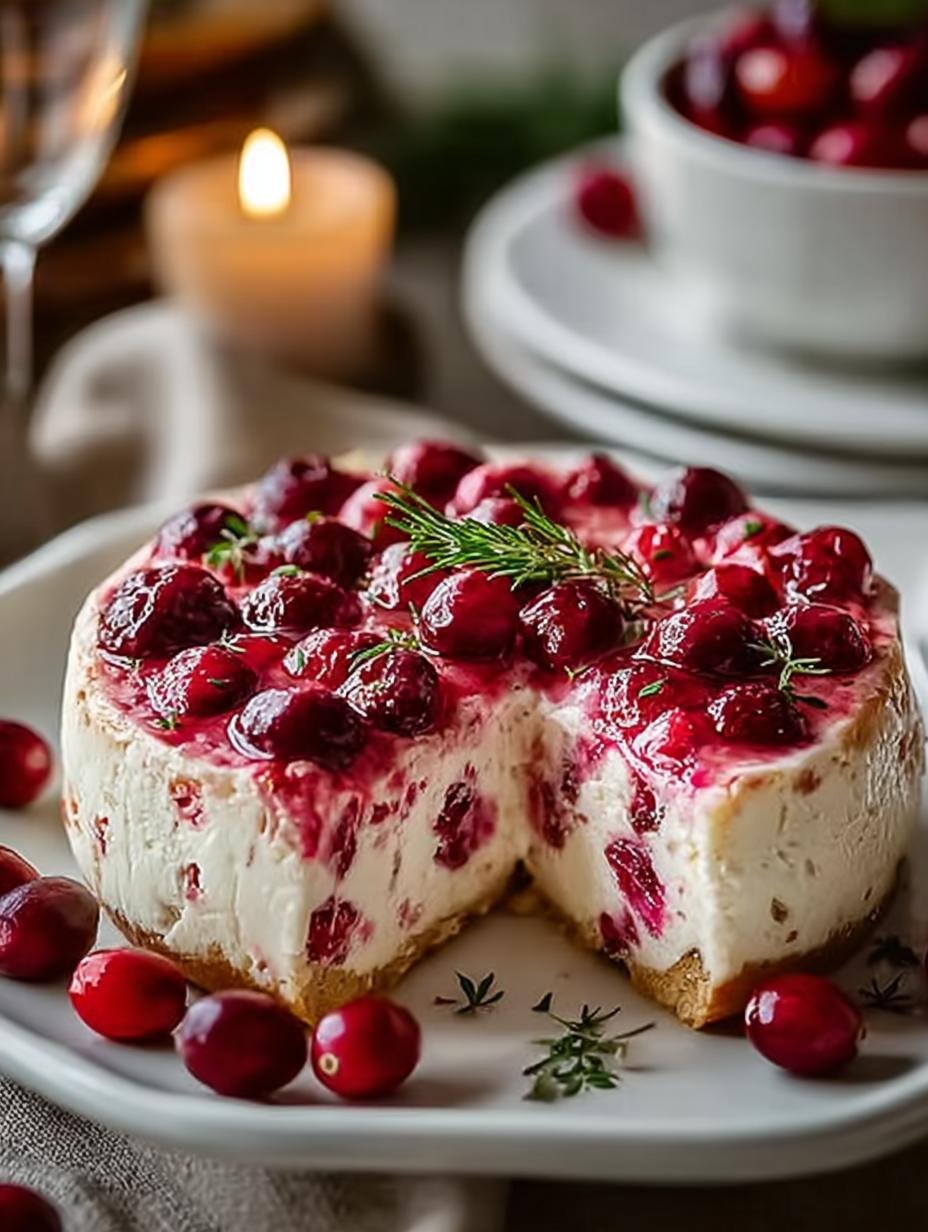 Baked Cranberry Cream Cheese