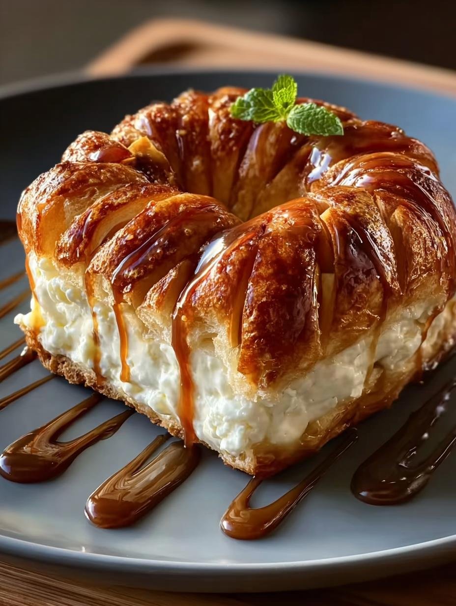 Caramel Apple Cream Cheese Crescent Ring Delight - Caramel Apple Cream Cheese - main visual representation