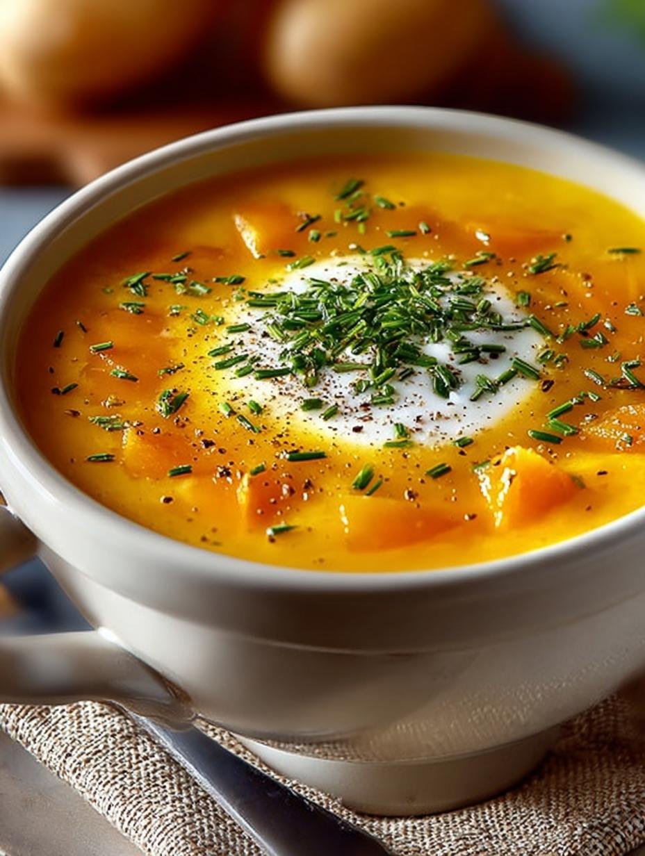 Delicious Carrot Potato Soup for Cozy Nights - Carrot Potato Soup - main visual representation