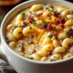 Cheeseburger Macaroni Soup
