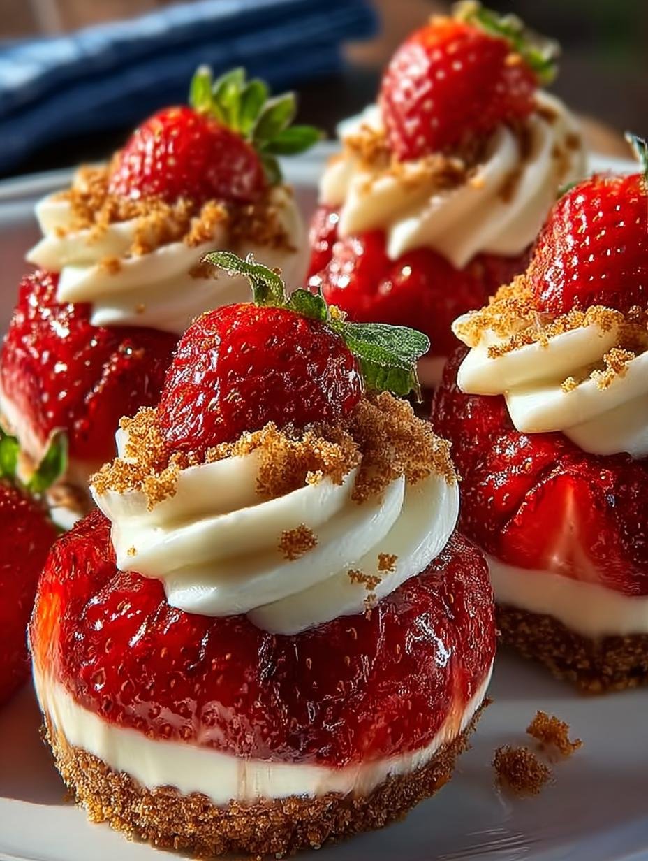 Cheesecake Deviled Strawberries: 12 Bite-Sized Delights - Cheesecake Deviled Strawberries - main visual representation