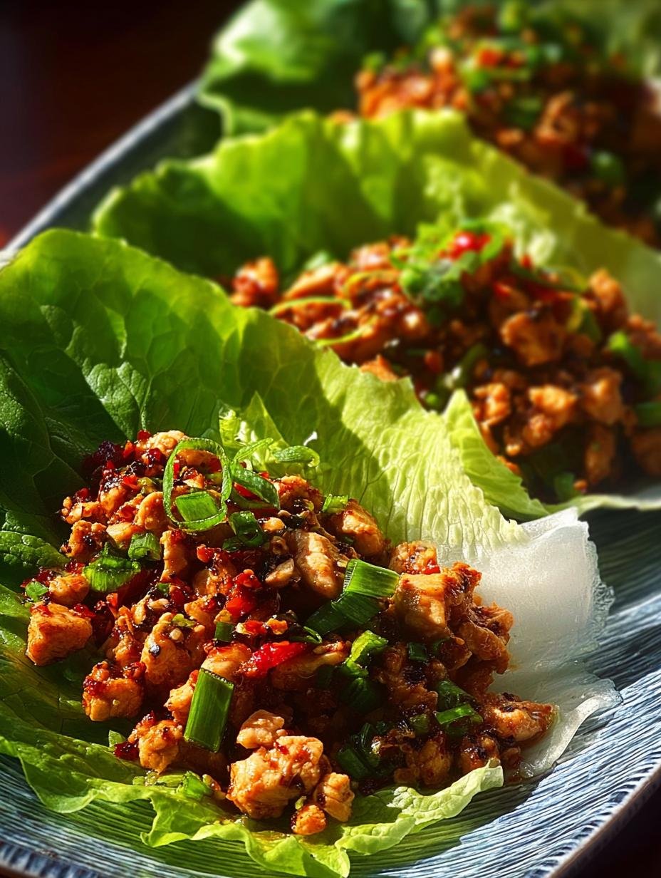 20-Minute Chicken Lettuce Wraps for a Delicious Meal - Chicken Lettuce Wraps - main visual representation