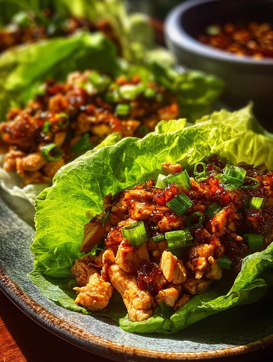 20-Minute Chicken Lettuce Wraps for a Delicious Meal - Chicken Lettuce Wraps - additional detail