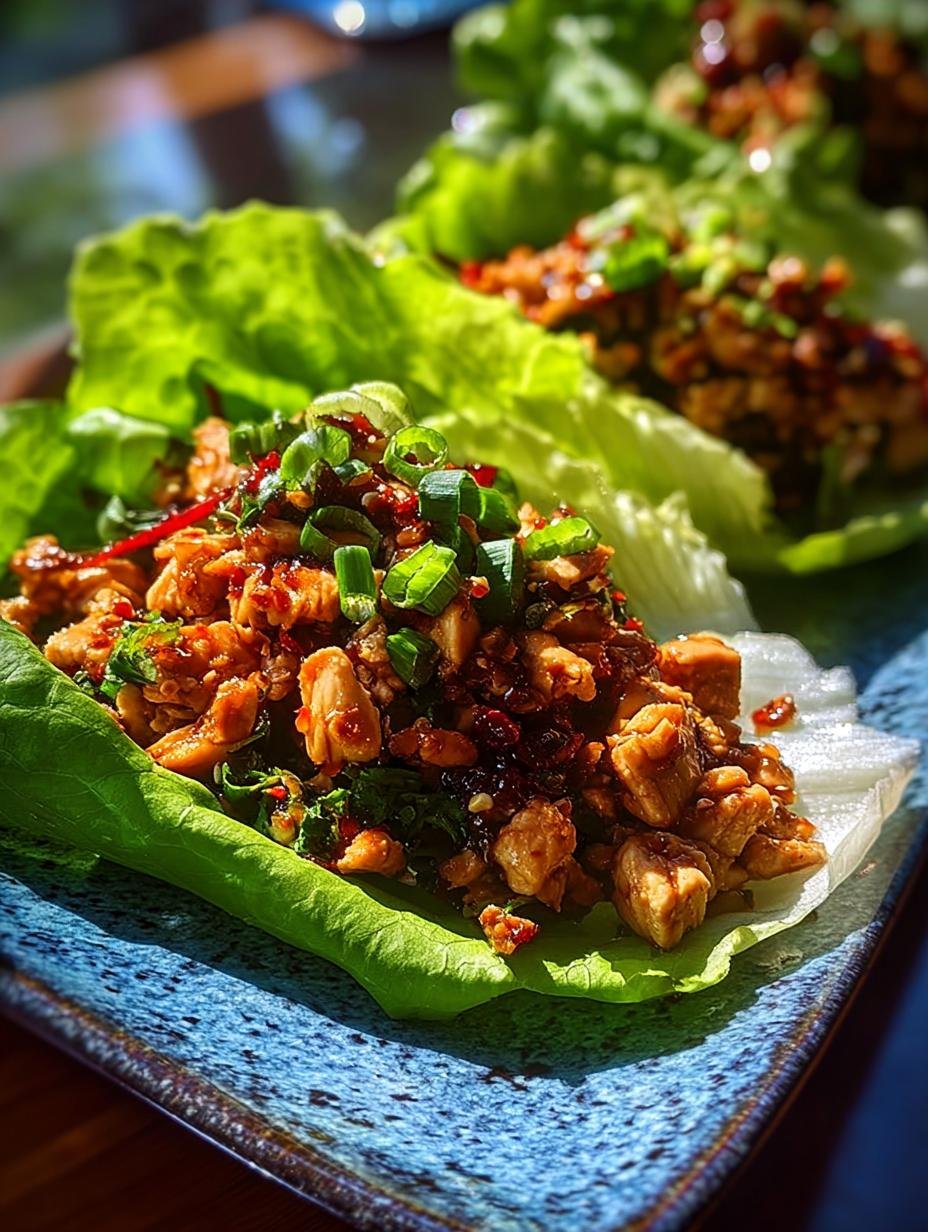 Chicken Lettuce Wraps
