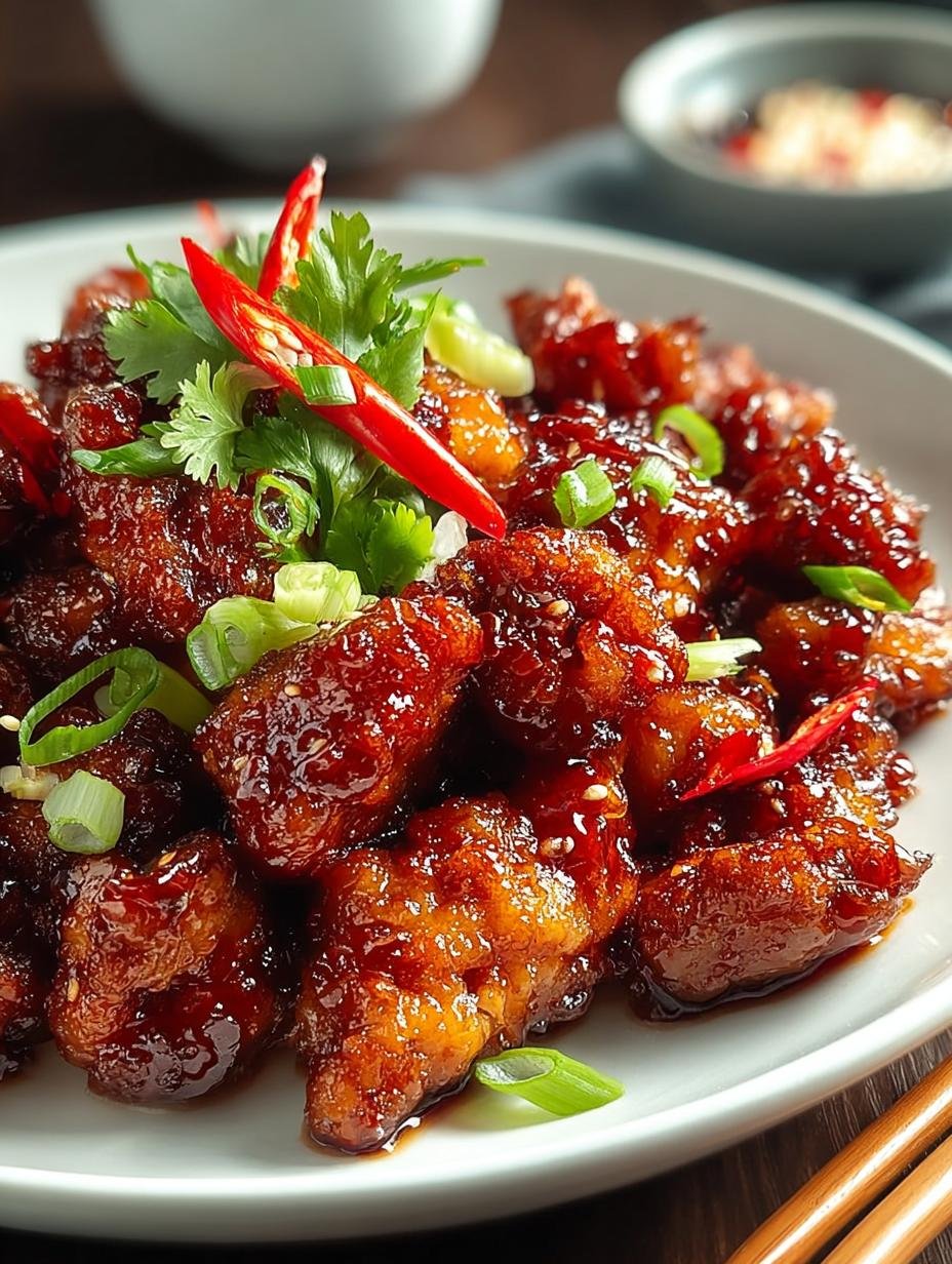 Chinese Crispy Chilli Chicken