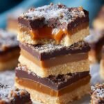 Chocolate Caramel Shortbread Bars