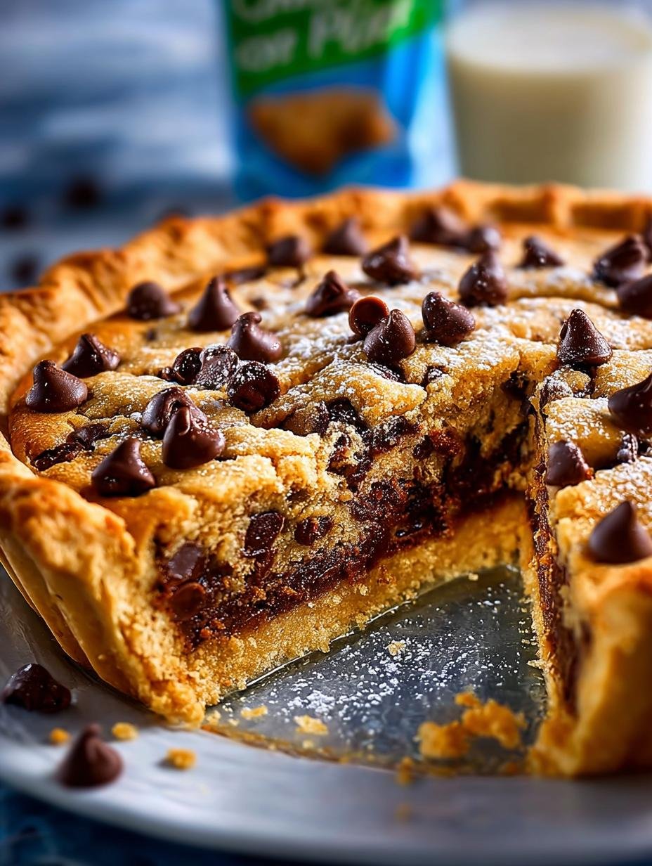Chocolate Chip Cookie Pie: 7 Irresistible Layers of Joy - Chocolate Chip Cookie Pie - main visual representation