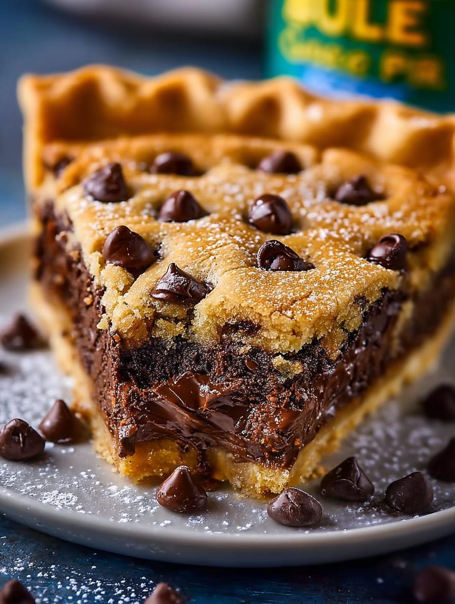 Chocolate Chip Cookie Pie: 7 Irresistible Layers of Joy - Chocolate Chip Cookie Pie - additional detail