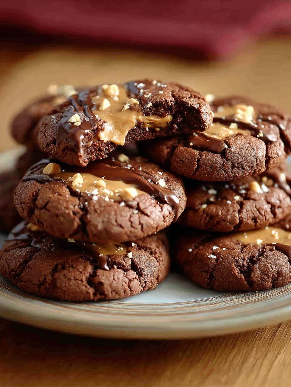 Chocolate Peanut Butter Cookies: 7 Irresistible Treats - Chocolate Peanut Butter Cookies - main visual representation