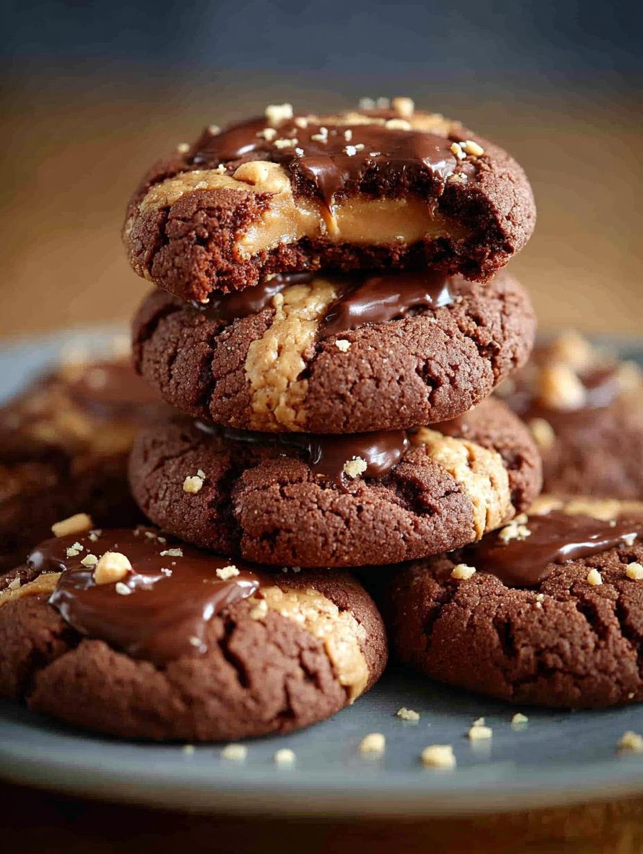 Chocolate Peanut Butter Cookies