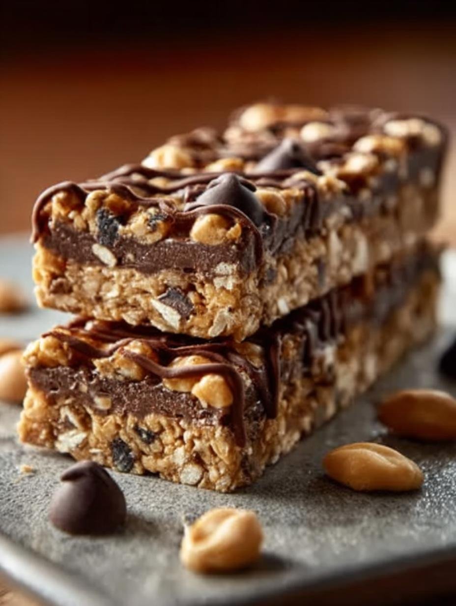 10-Minute Chocolate Protein Bars for Lasting Energy - Chocolate Protein Bars - additional detail