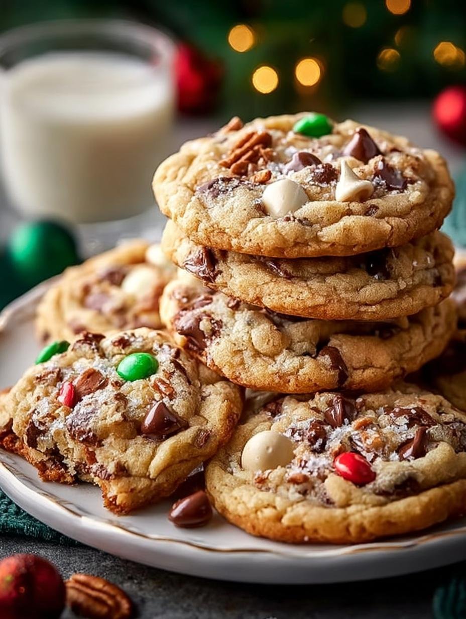 Christmas Kitchen Sink Cookies