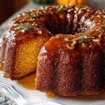 Christmas Pumpkin Rum Cake