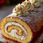 Christmas Vanilla Roll Cake