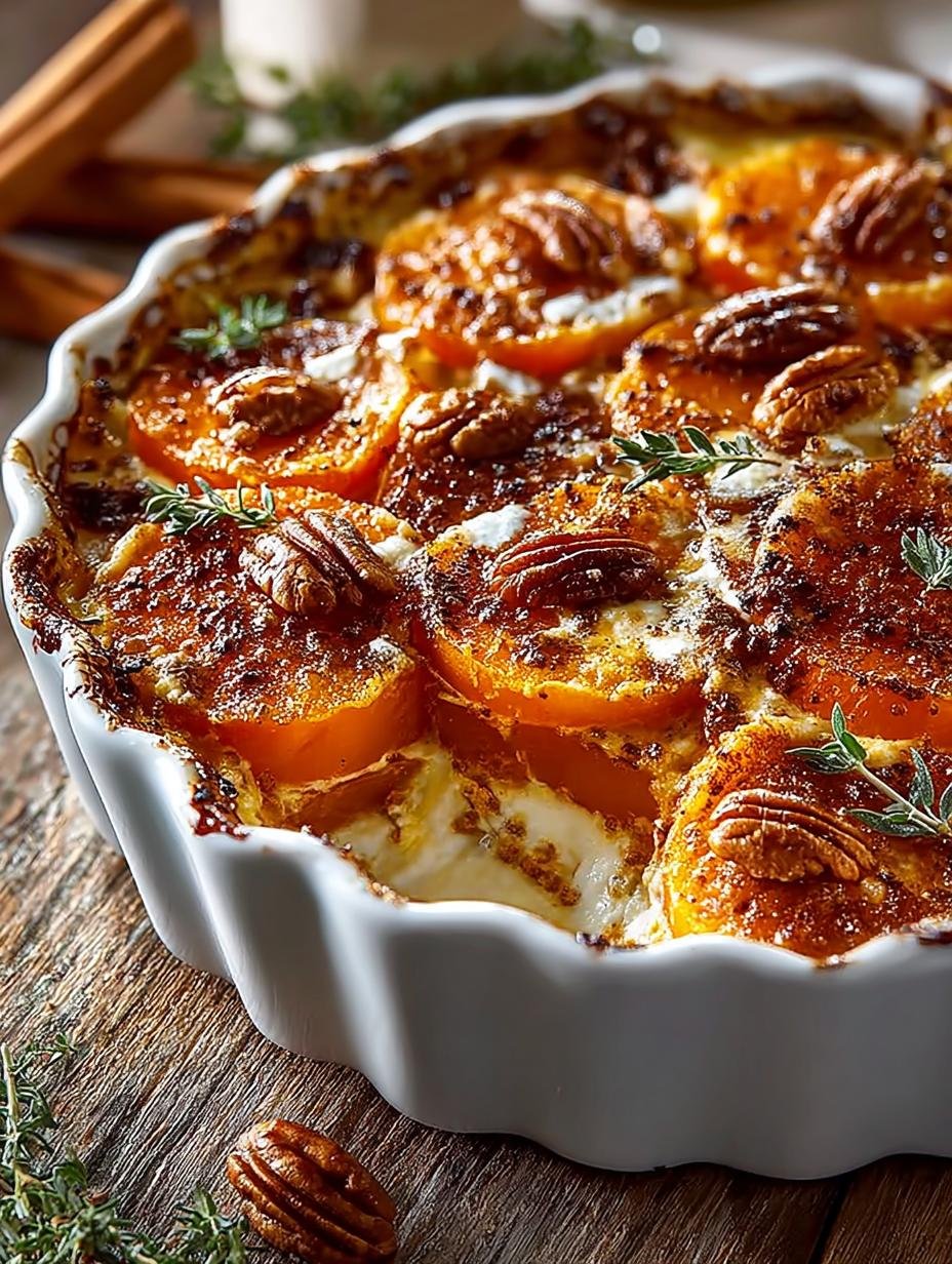 Cinnamon Scalloped Sweet Potatoes