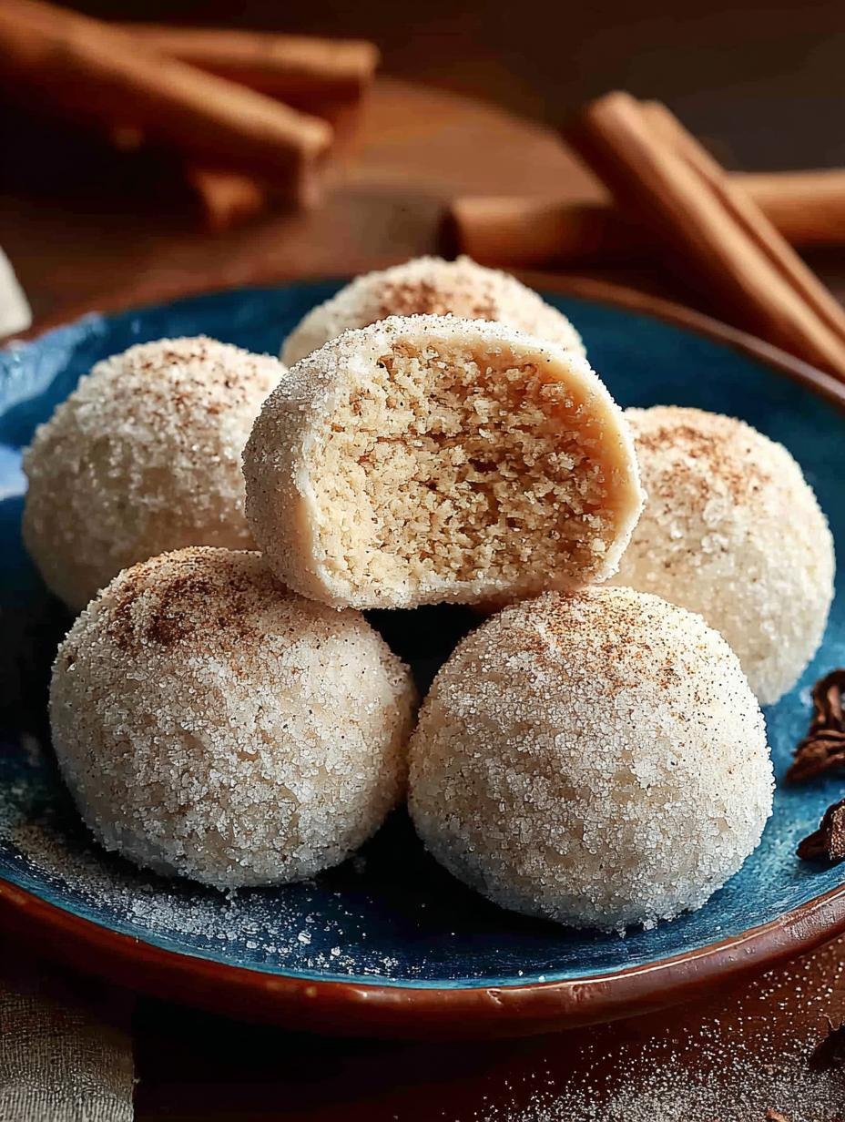 Delicious Cinnamon Sugar Snowball Cookies Recipe - Cinnamon Sugar Snowball Cookies - additional detail