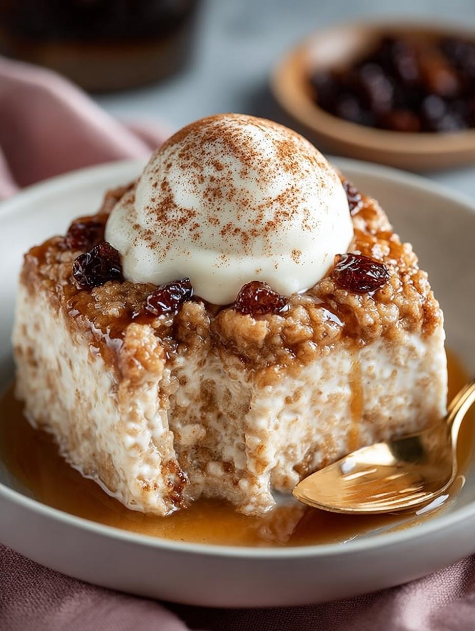 Delicious Creamy Cinnamon Oven Baked Rice Pudding - Creamy Cinnamon Oven Baked - additional detail