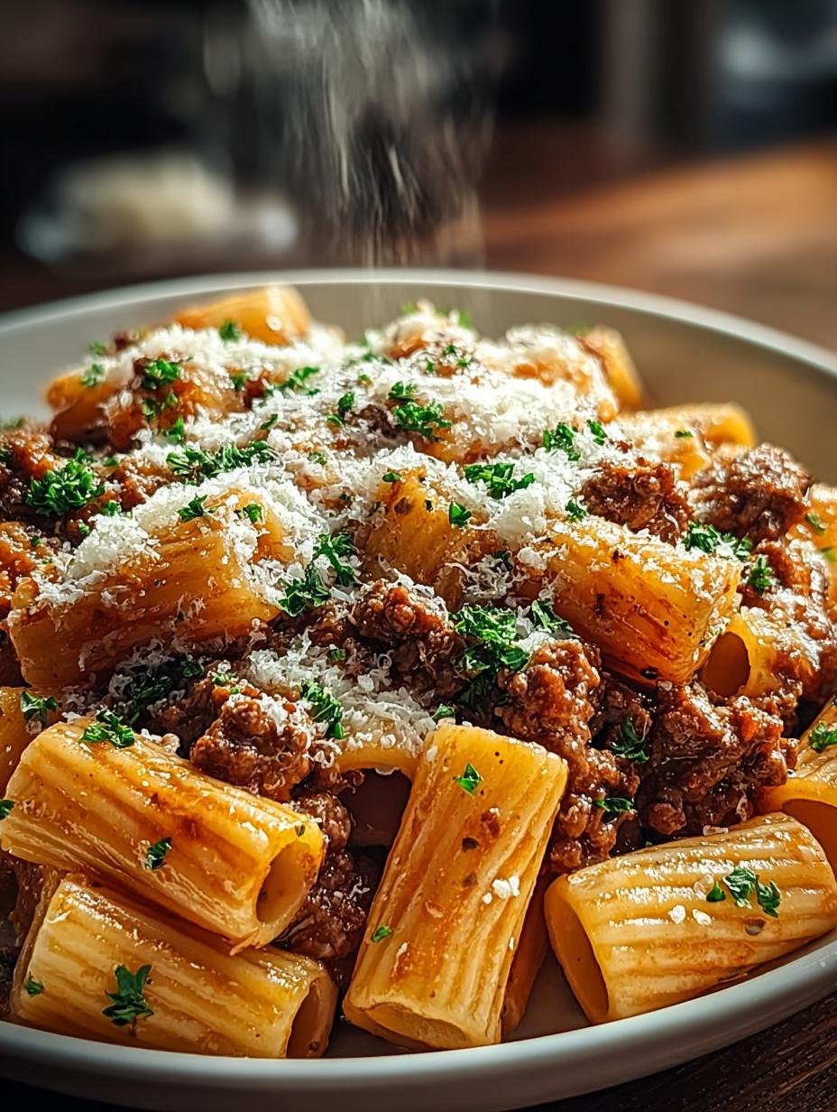 Creamy Parmesan Beef Rigatoni: 7 Irresistible Steps - Creamy Parmesan Beef Rigatoni - main visual representation