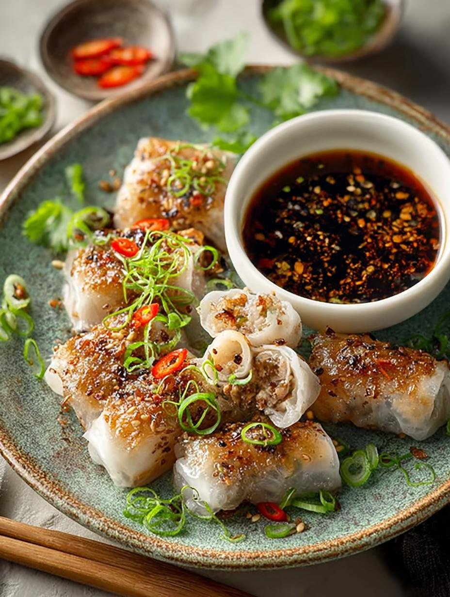 Crispy Rice Paper Dumplings