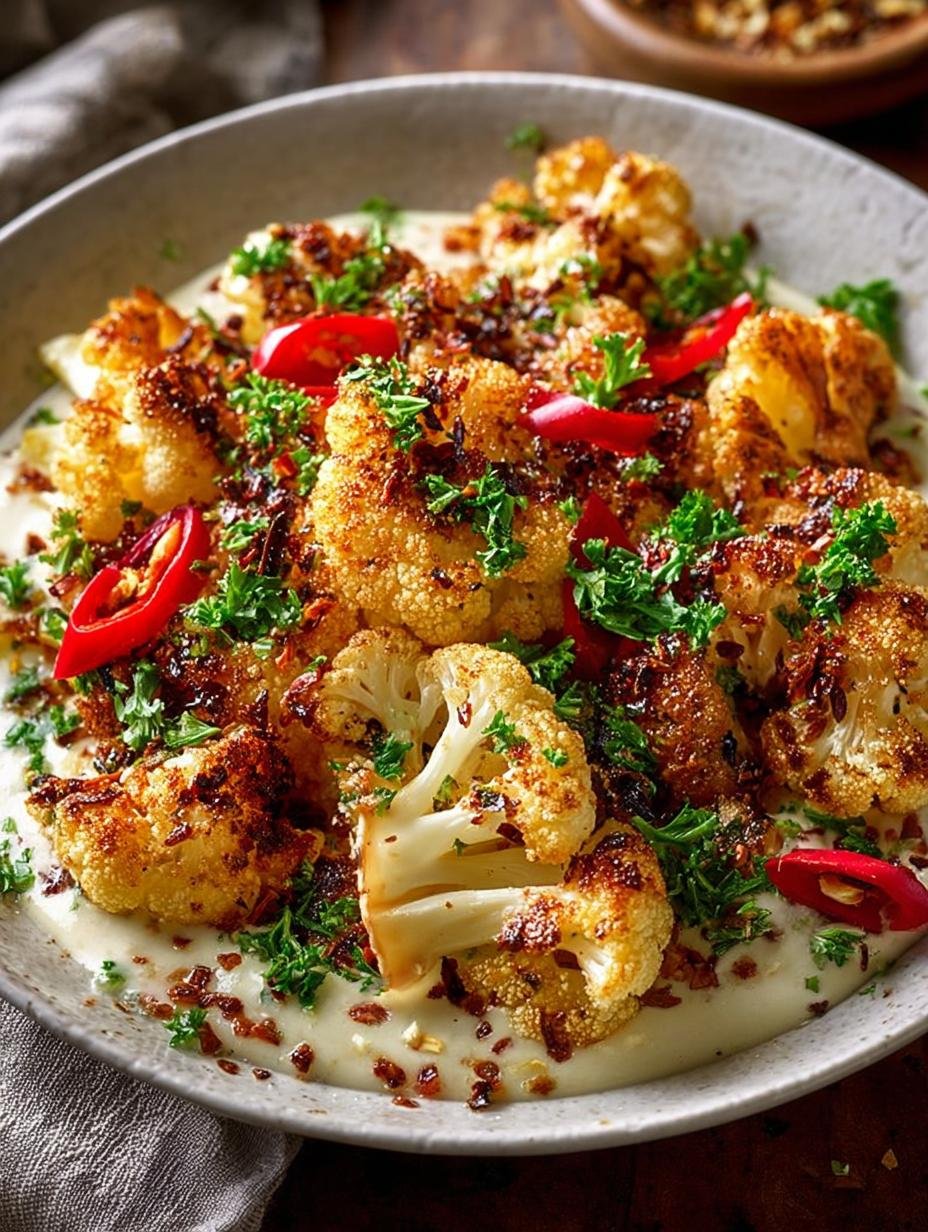 Crispy Spiced Cauliflower with