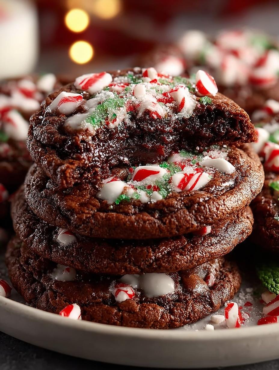 Decadent Peppermint Brownie Cookies to Delight Your Holidays - Decadent Peppermint Brownie Cookies - main visual representation