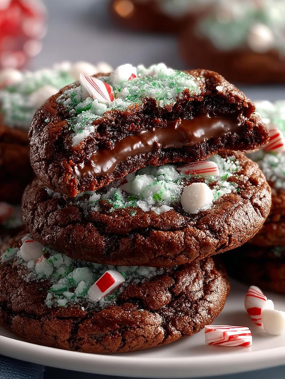 Decadent Peppermint Brownie Cookies to Delight Your Holidays