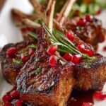 Fancy Pomegranate Lamb Chops