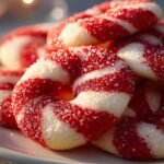 Festive Candy Cane Cookies