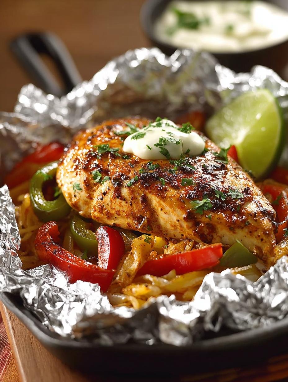 Foil Pack Chicken Fajita: 30-Minute Flavor Delight - Foil Pack Chicken Fajita - main visual representation