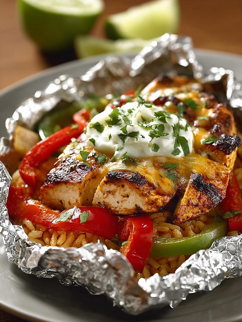 Foil Pack Chicken Fajita: 30-Minute Flavor Delight - Foil Pack Chicken Fajita - additional detail