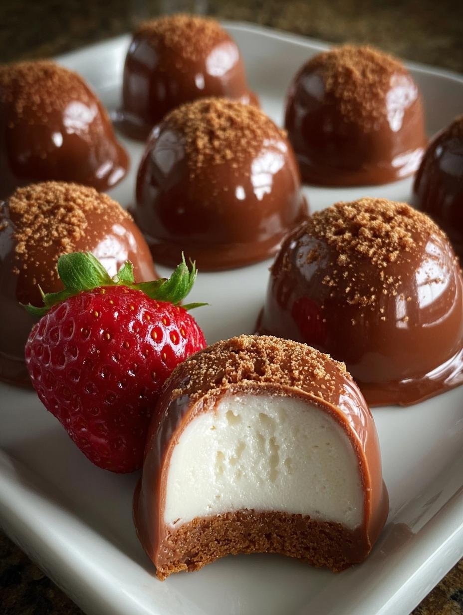 Frozen Strawberry Cheesecake Bites