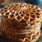 Gingerbread Pizzelles