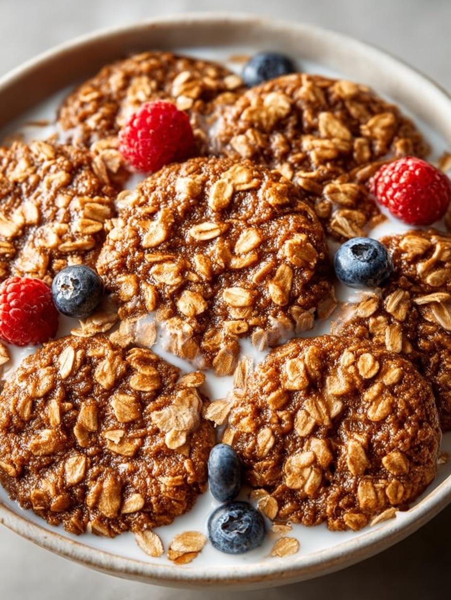 Healthy Gingerbread Oatmeal Breakfast