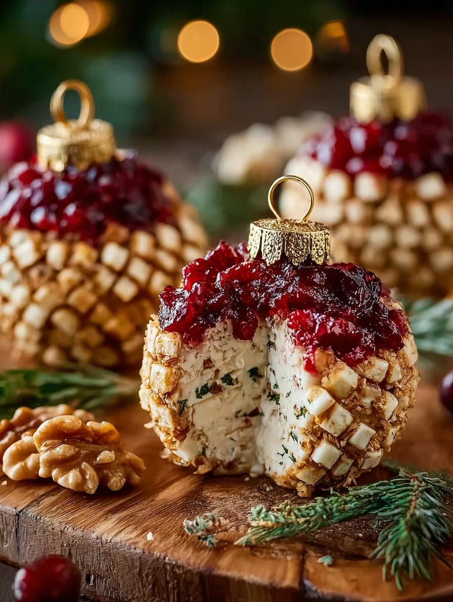 Irresistible Holiday Ornament Cheese Balls Recipe - Holiday Ornament Cheese Balls - main visual representation