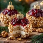 Holiday Ornament Cheese Balls
