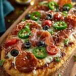 Hot Honey Flatbread Pizza