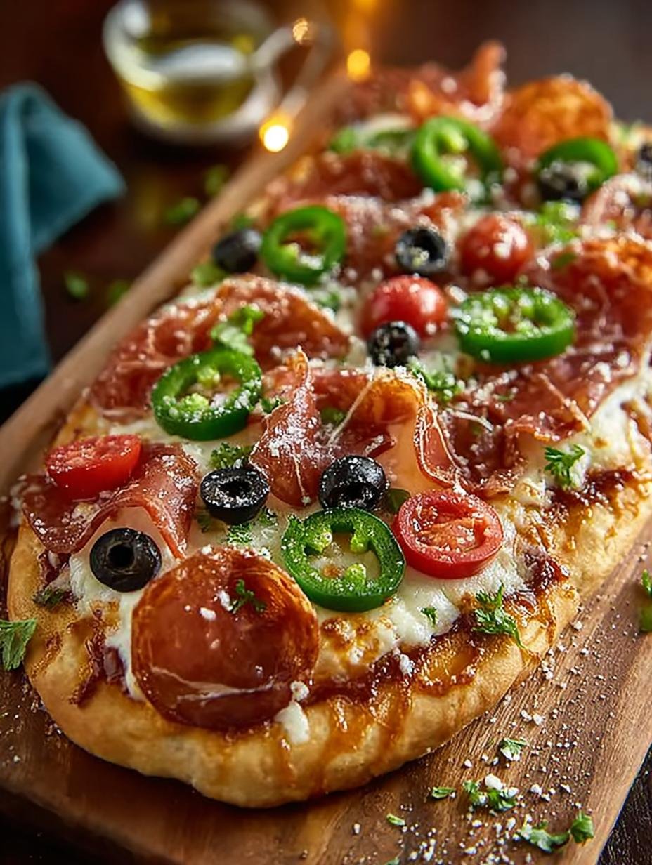 Hot Honey Flatbread Pizza