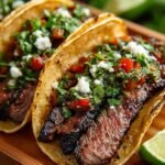 Lime Cilantro Steak Tacos